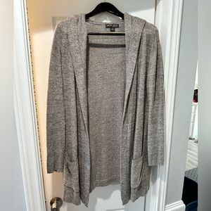 Barefoot Dreams CozyChic Lite Hooded Cardigan Size M